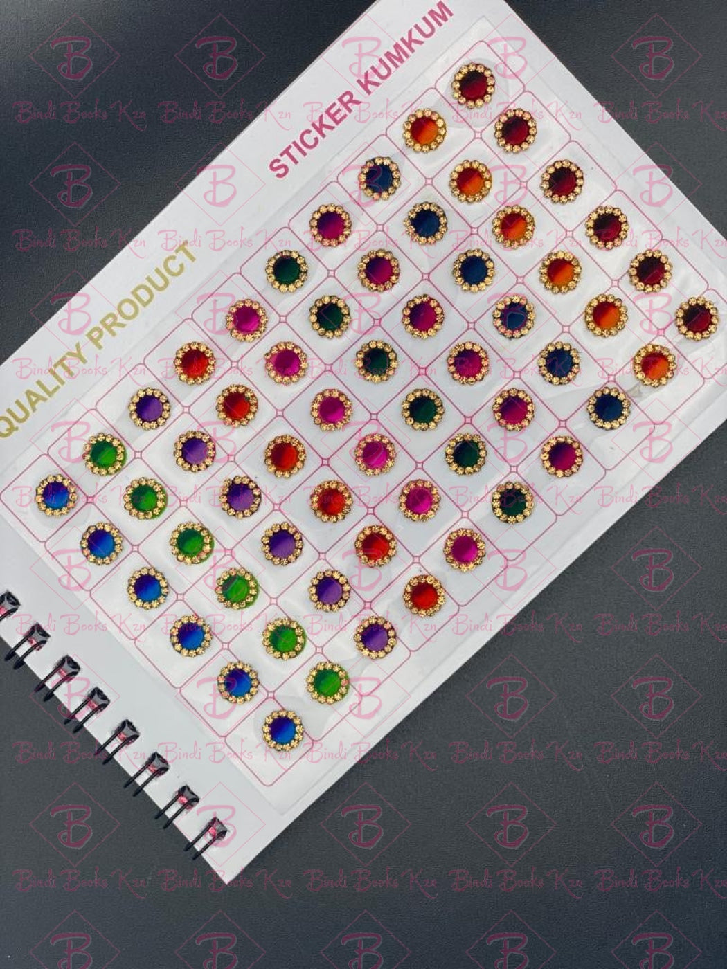 Navya Shaded Gold Border Bindi Book