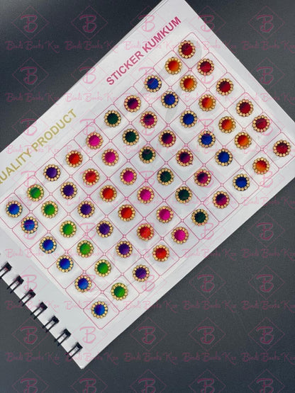 Navya Shaded Gold Border Bindi Book