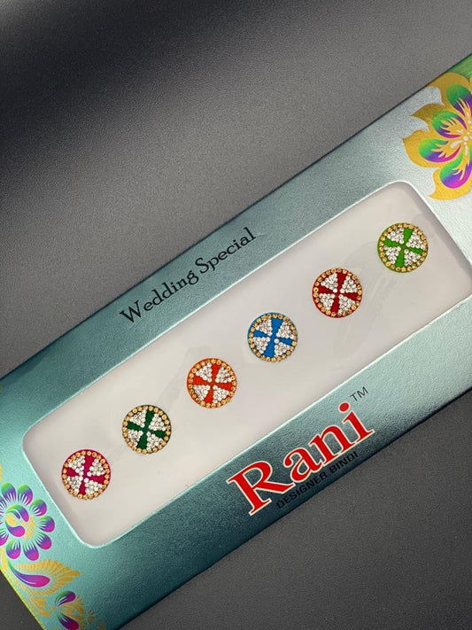 Rani Designer Bindi Color Card - Product Code: RC253