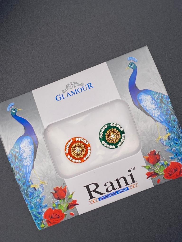 Rani Small Bindi Color Card (Product Code: RCN31)