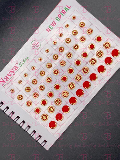 03 Red Fancy Bindi Book