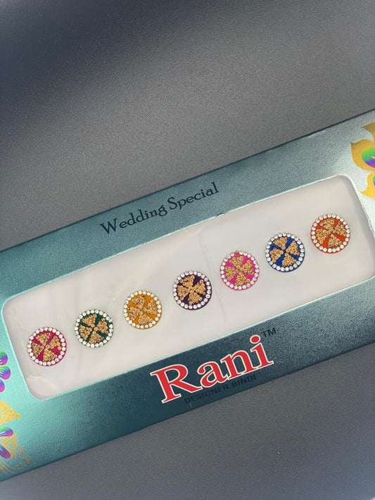 Rani Designer Bindi Color Card - Product Code: RC286