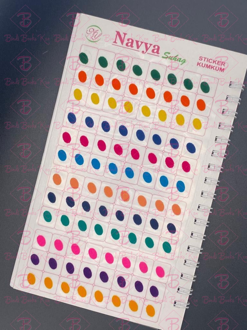 Navya Mixed Shape Cotton Bindi Book (960 dots)