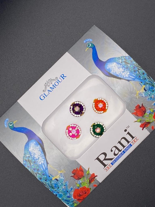 Rani Small Bindi Color Card (Product Code: RCN16)