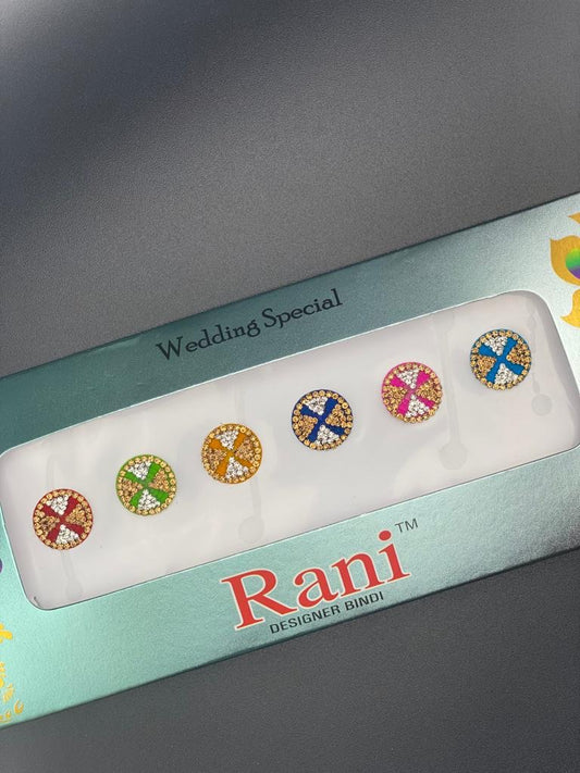 Rani Designer Bindi Color Card - Product Code: RC446