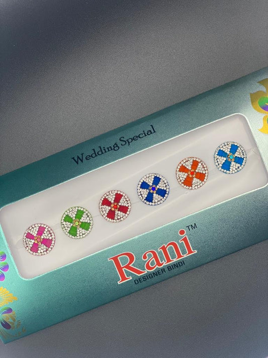 Rani Designer Bindi Color Card - Product Code: RC303