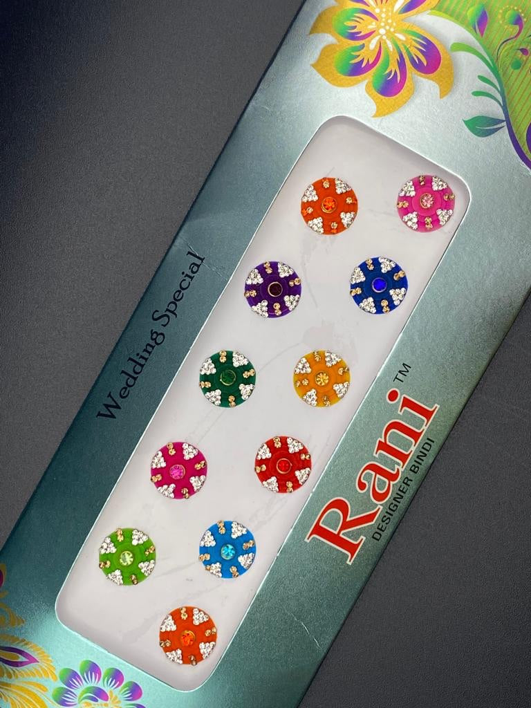 Rani Designer Bindi Color Card  - Product Code: RC561