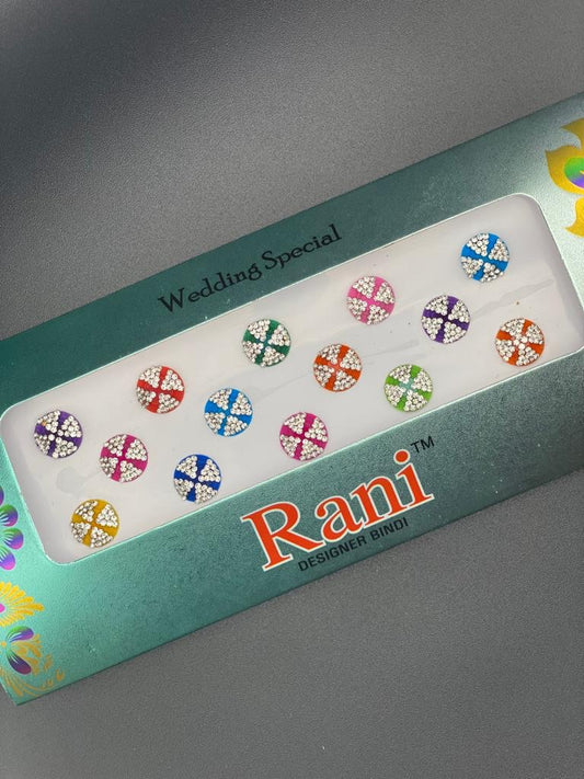 Rani Designer Bindi Color Card - Product Code: RC380