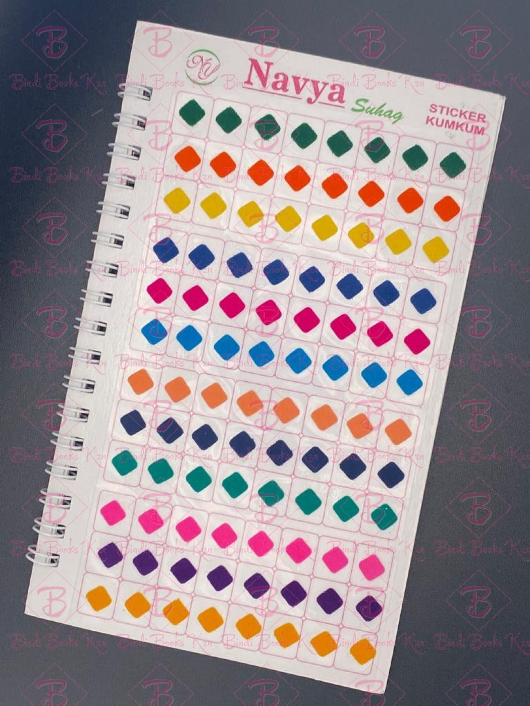 Navya Mixed Shape Cotton Bindi Book (960 dots)