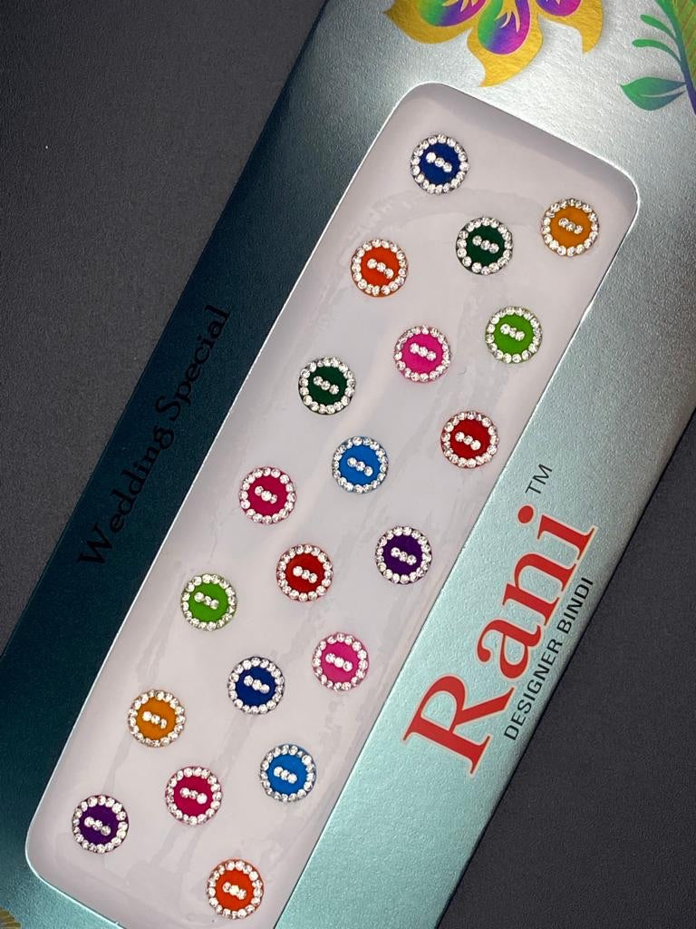 Rani Designer Bindi Color Card  - Product Code: RC544
