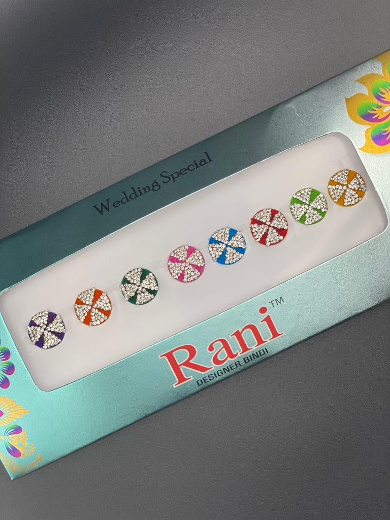 Rani Designer Bindi Color Card - Product Code: RC337