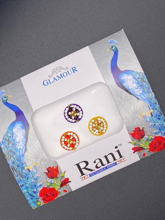 Rani Small Bindi Color Card (Product Code: RCN43)