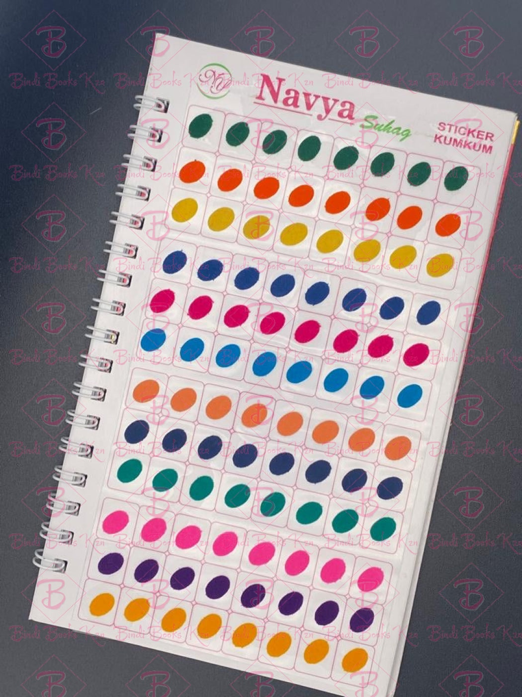 Navya Mixed Shape Cotton Bindi Book (960 dots)