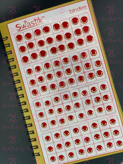 Swastik Half Moon Fancy Bindi Book