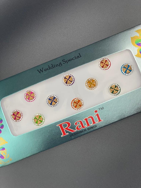 Rani Designer Bindi Color Card - Product Code: RC379