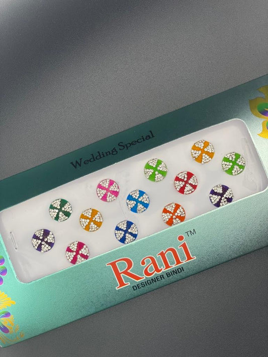 Rani Designer Bindi Color Card - Product Code: RC443