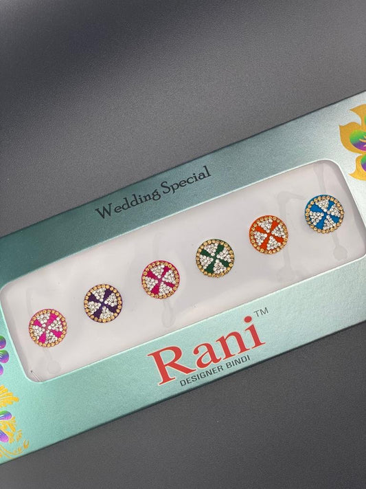 Rani Designer Bindi Color Card - Product Code: RC409