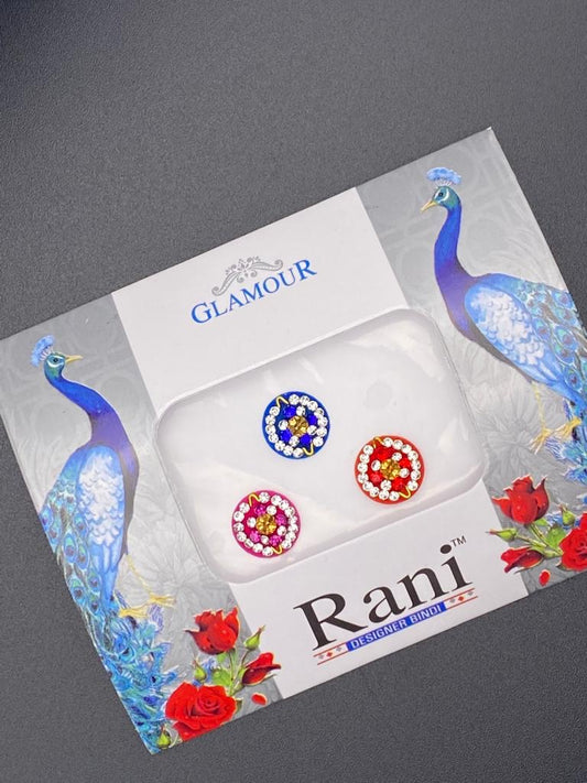 Rani Small Bindi Color Card (Product Code: RCN20)