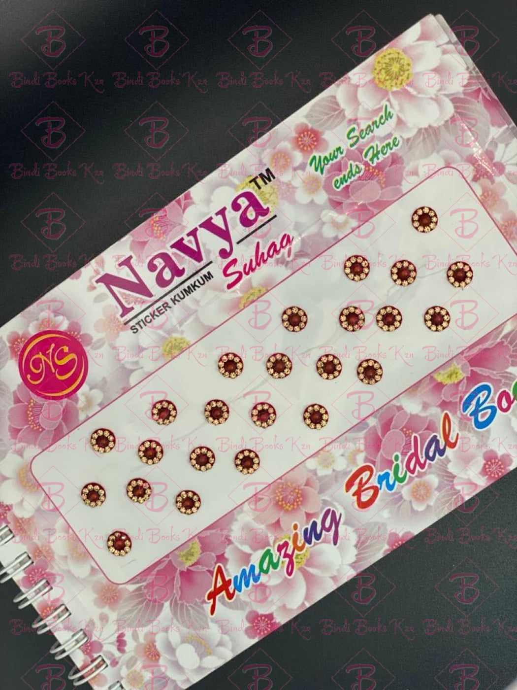 Navya Maroon Bindi Book (Code:306)