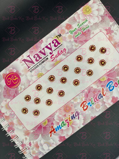 Navya Maroon Bindi Book (Code:306)