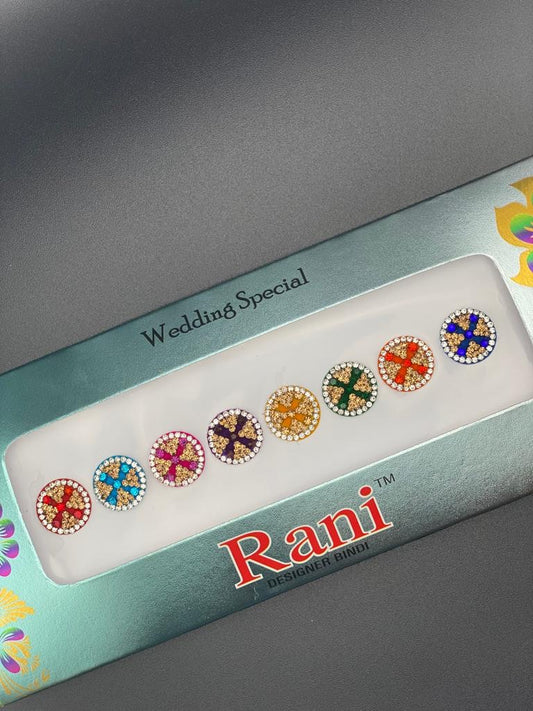 Rani Designer Bindi Color Card - Product Code: RC408