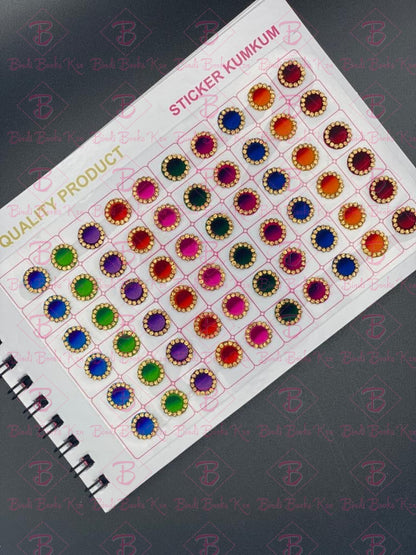 Navya Shaded Gold Border Bindi Book