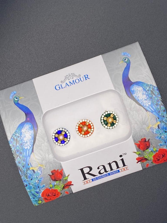 Rani Small Bindi Color Card (Product Code: RCN28)