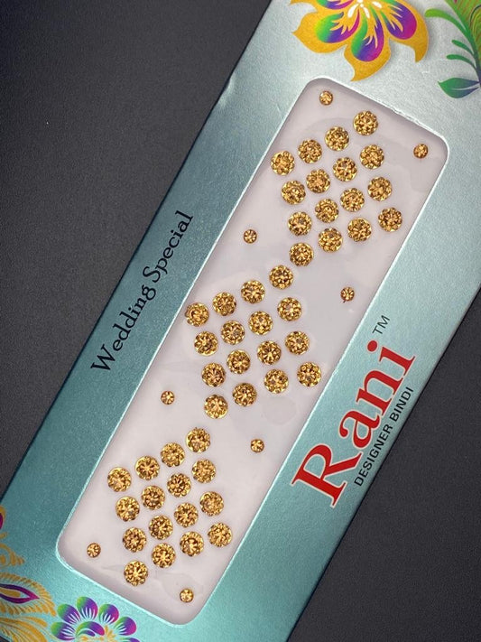 Rani Designer Bindi Card  - Product Code: RC528 Gold