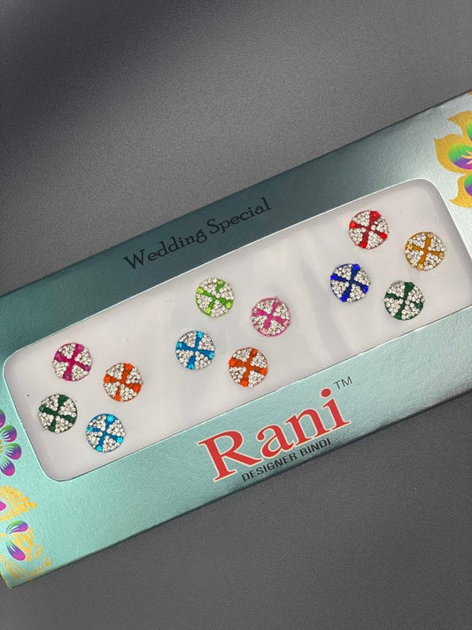 Rani Designer Bindi Color Card - Product Code: RC389