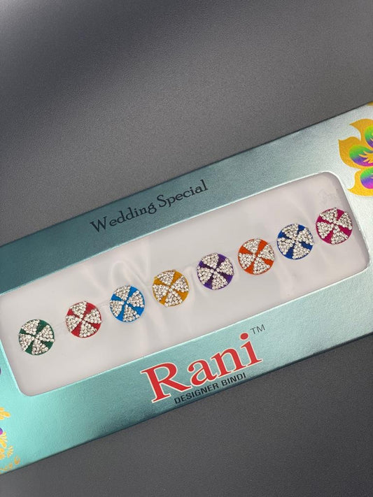 Rani Designer Bindi Color Card - Product Code: RC444
